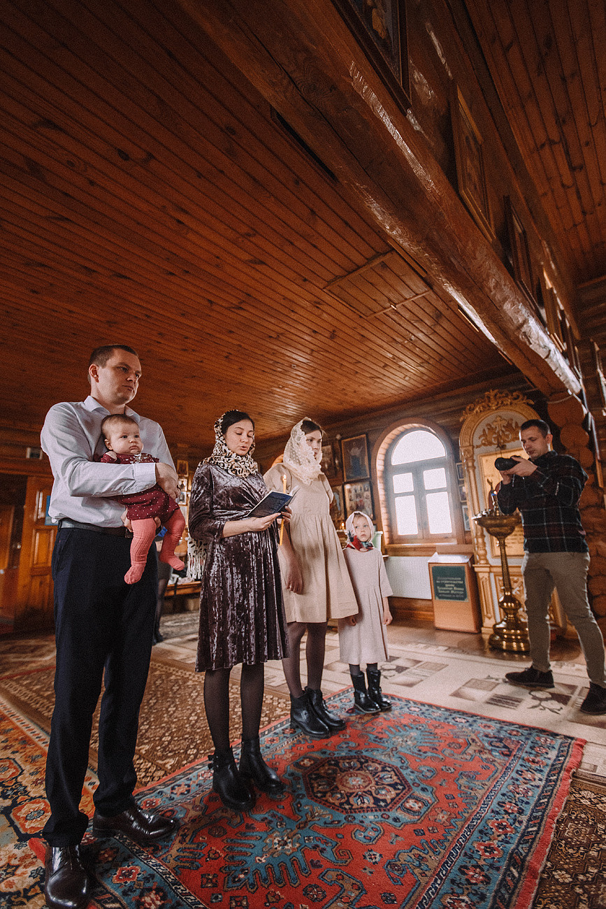 Крещение. Свадебный и семейный фотограф Москва Екатерина Верижникова