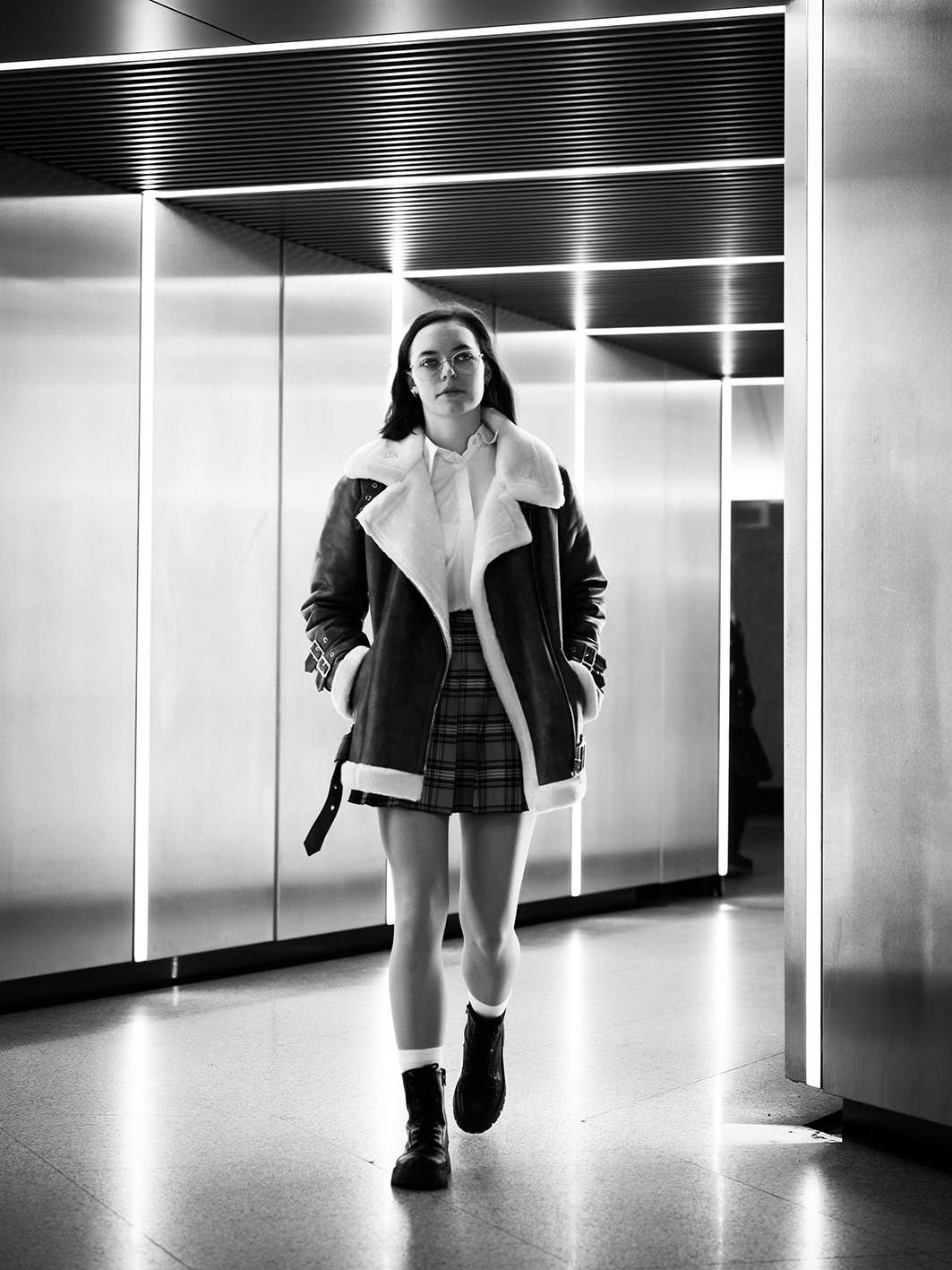 Анна (портрет, город, метро). Фотограф в Москве. Александр Луппов