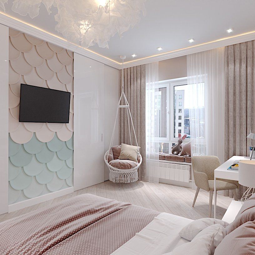 Комната для принцессы. Студия интерьерной визуализации и дизайна FishkaRom в Краснодаре и по всей России
