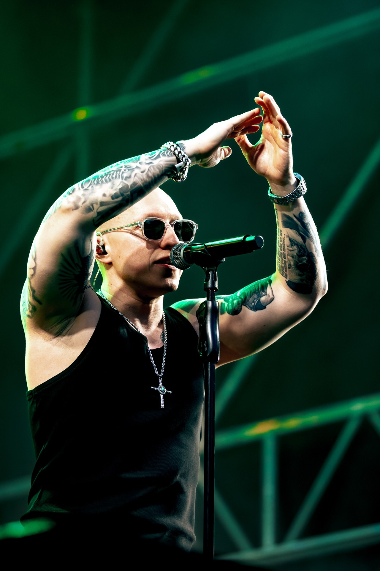 Концерт группы Заточка, 04.07.25, Red Summer, Красный Октябрь. Юрий «Новокаин» Симонов.