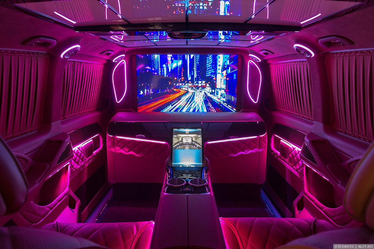 Mercedes V-class. Design Yachts and Cars