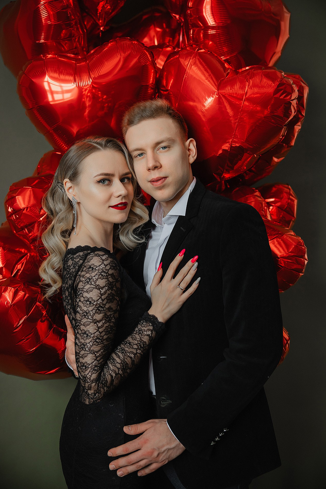 Love story в студии. Фотограф Олеся Жомер