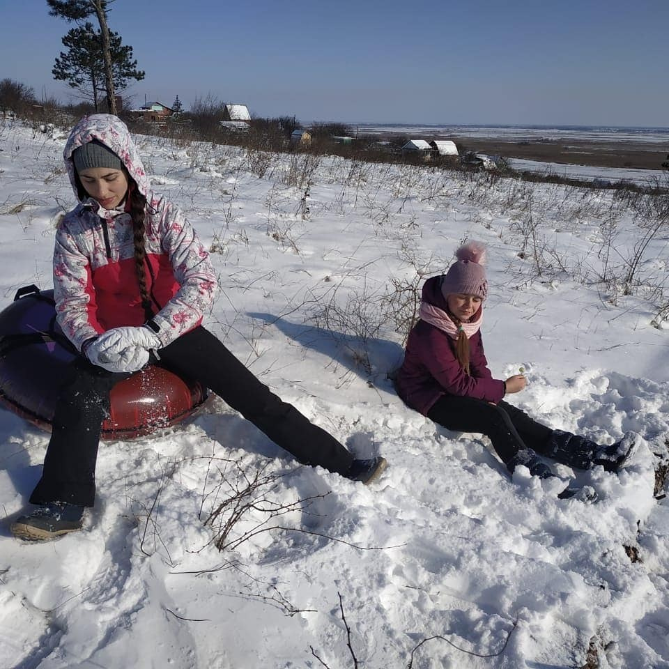 А мы радуемся снегу вместе! ❄️✨