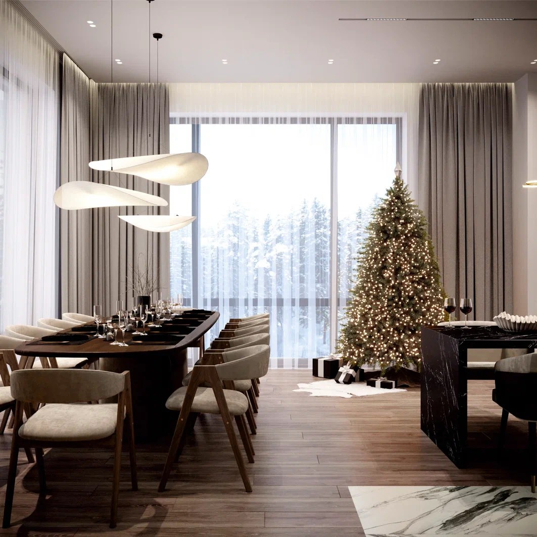 Загородный дом 290 м². Дизайнер интерьера Еремина Юлия