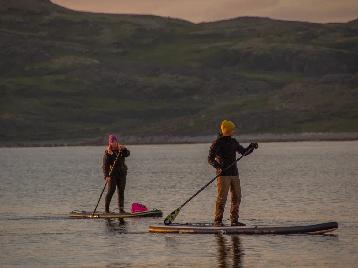 SUP на закате. Abakumova Viktoria