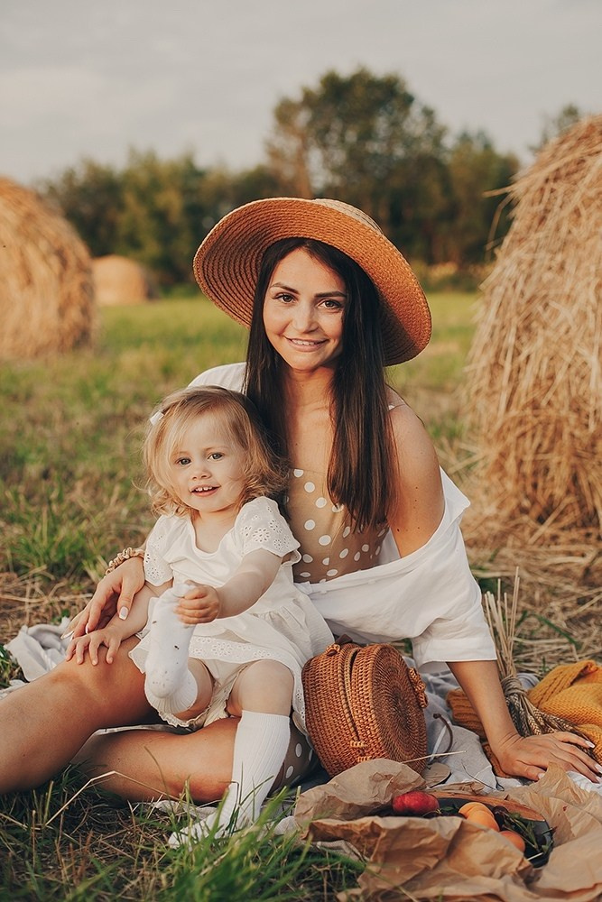 Фотосессия со стогами сена. Фотограф Евгения Мальцева, Архангельск