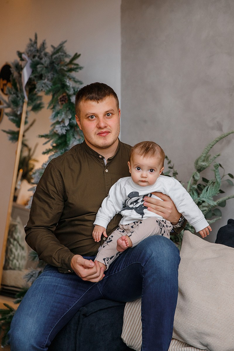 Зимняя фотосессия в студии. Фотограф Олеся Жомер