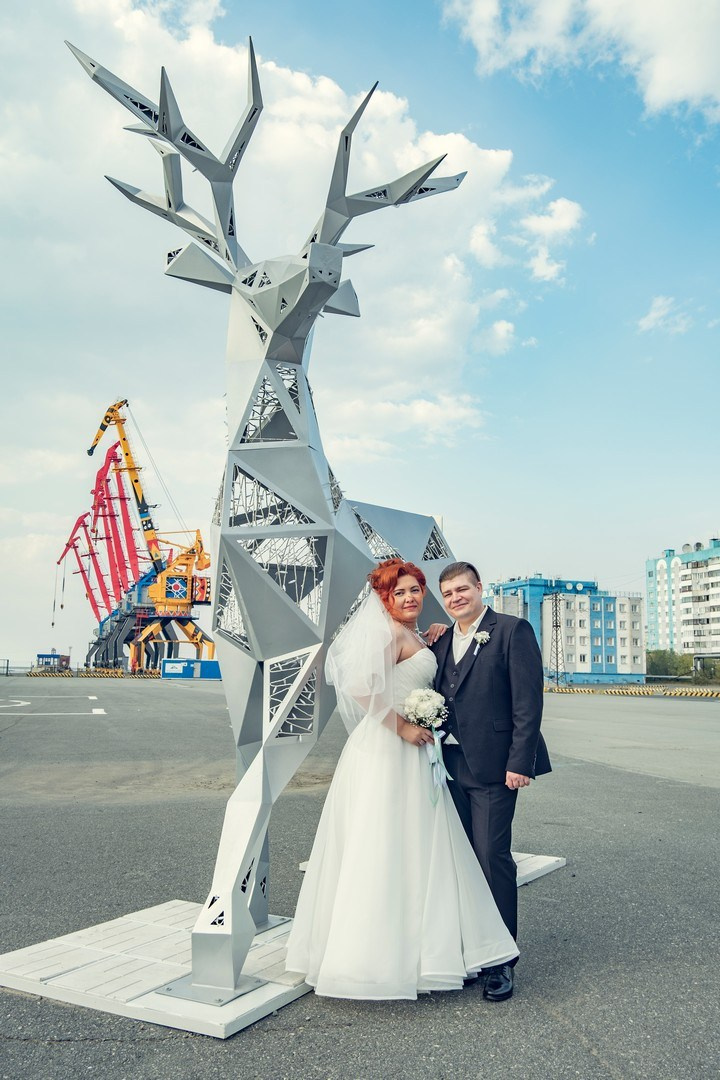 Свадебная фотосессия в Дудинке
