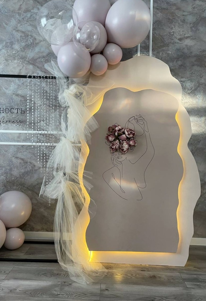 фотозона на 8 марта в салон красоты в салон 