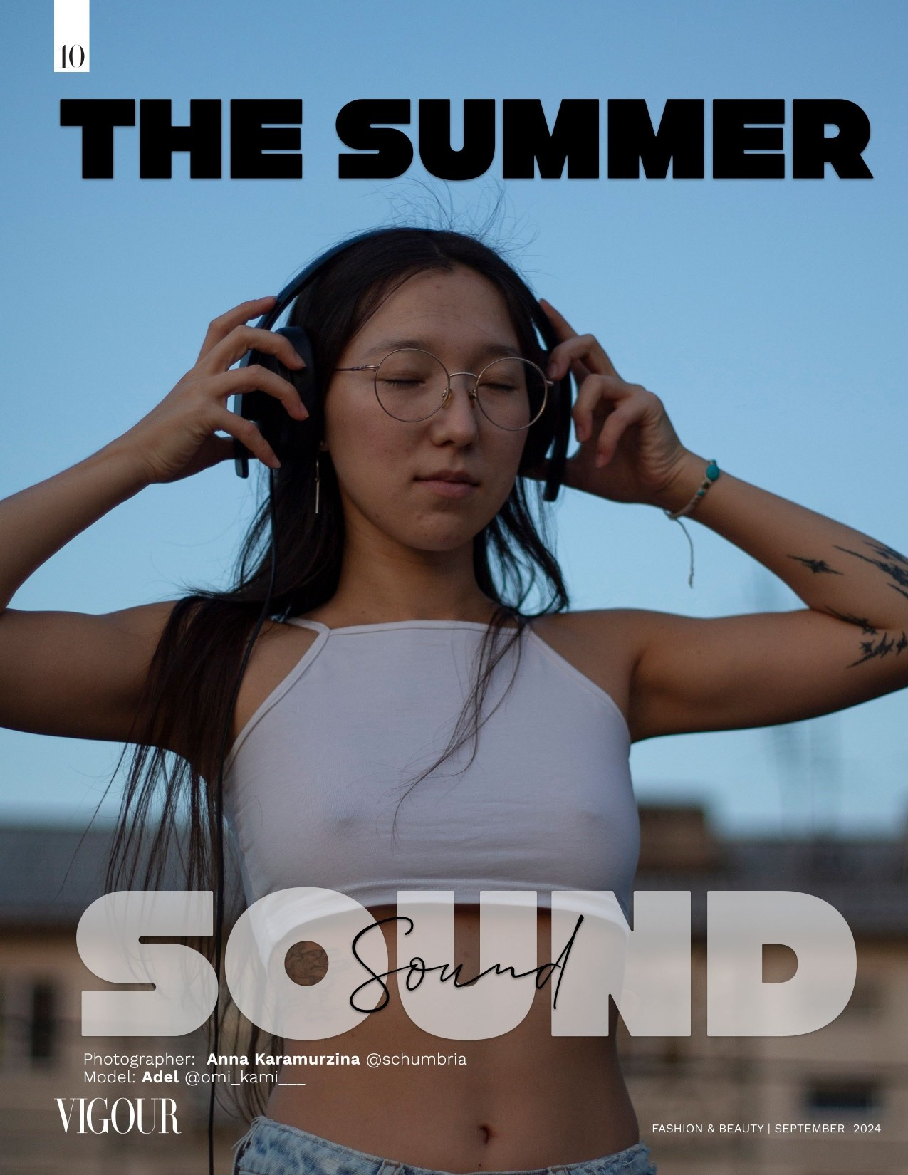 Портреты в Бишкеке Анна карамурзина девушка в наушниках