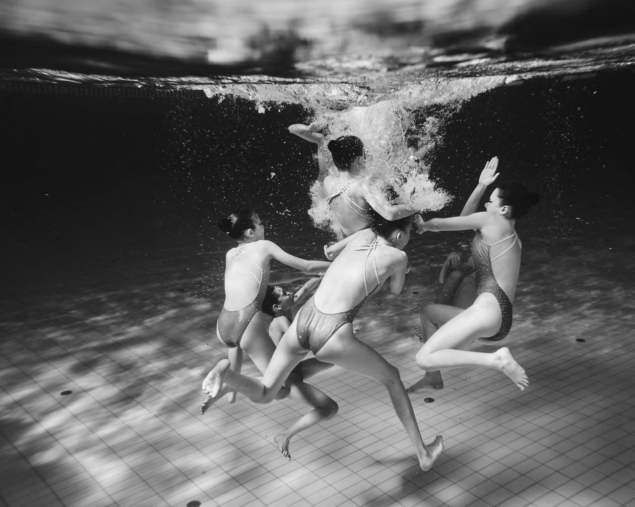 Подводная Фотосессия для команды синхронного плавания. Профессиональный фотограф в Москве — Максим Дьяконов