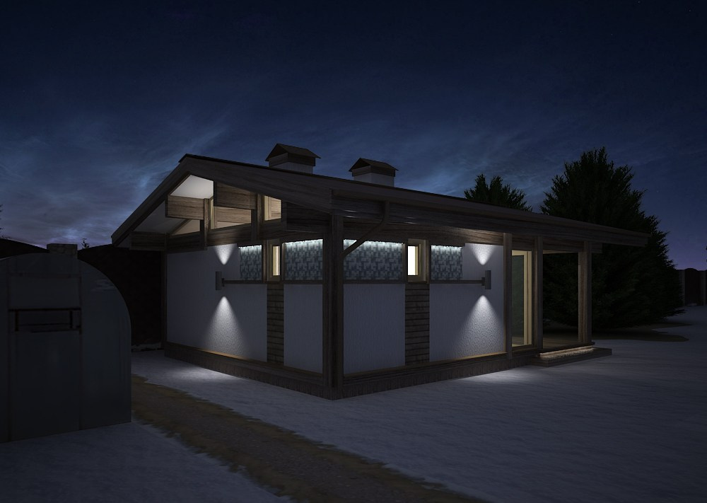 Баня в Токсово. Дизайнер в Санкт-Петербурге Дмитрий Цыбулько