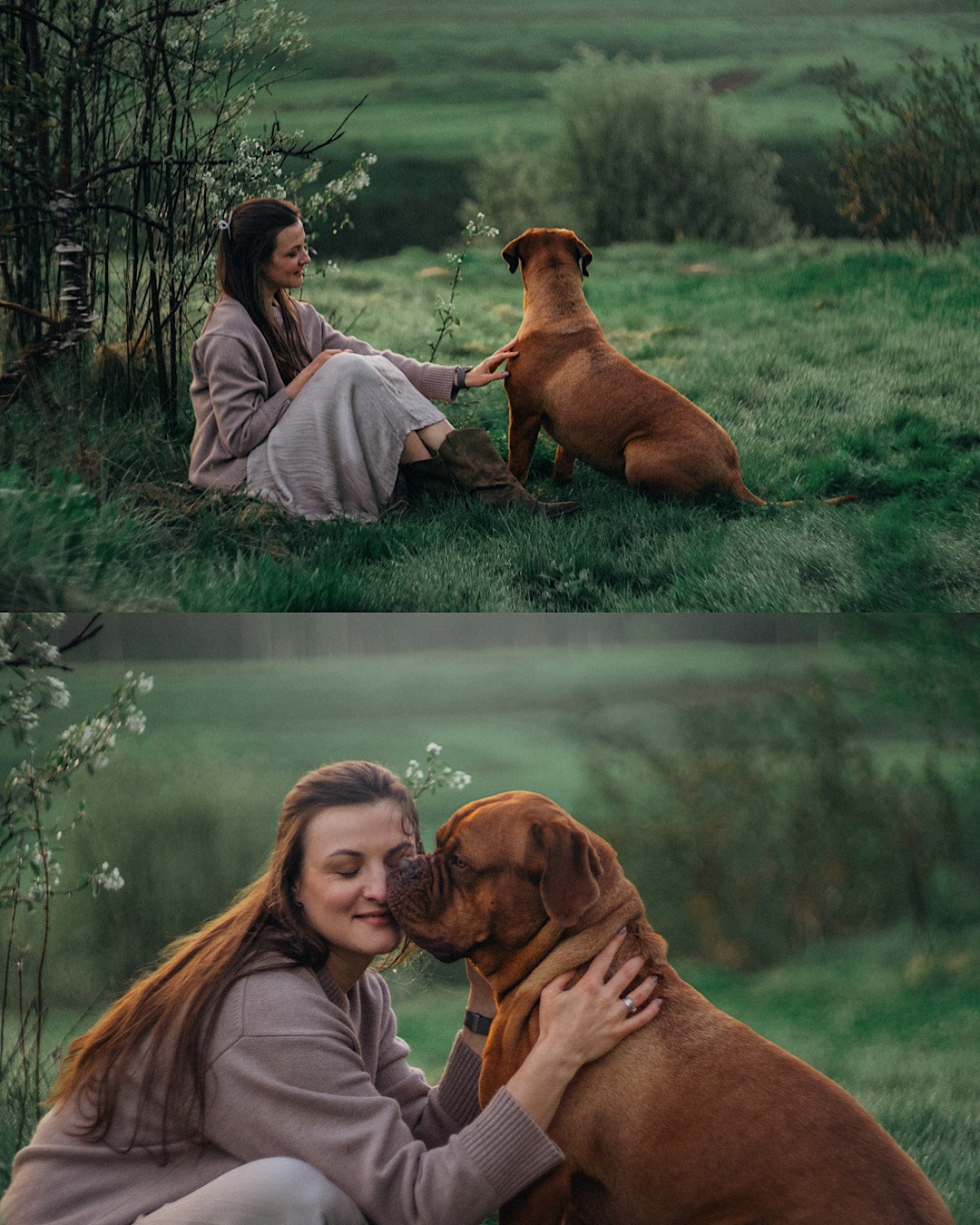 Оксана, Иван и Мандаринка. Фотограф анималист в Москве и Санкт-Петербурге Свиридова Анна