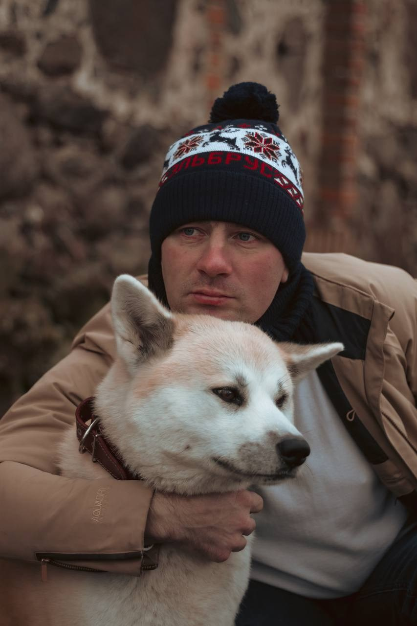 Лёша и верный друг Кейко. Ваш семейный фотограф в Минске — Вика Трегубова