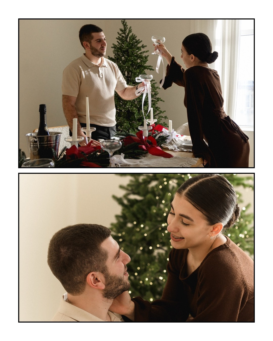 Лав стори новогодняя в студии Modo