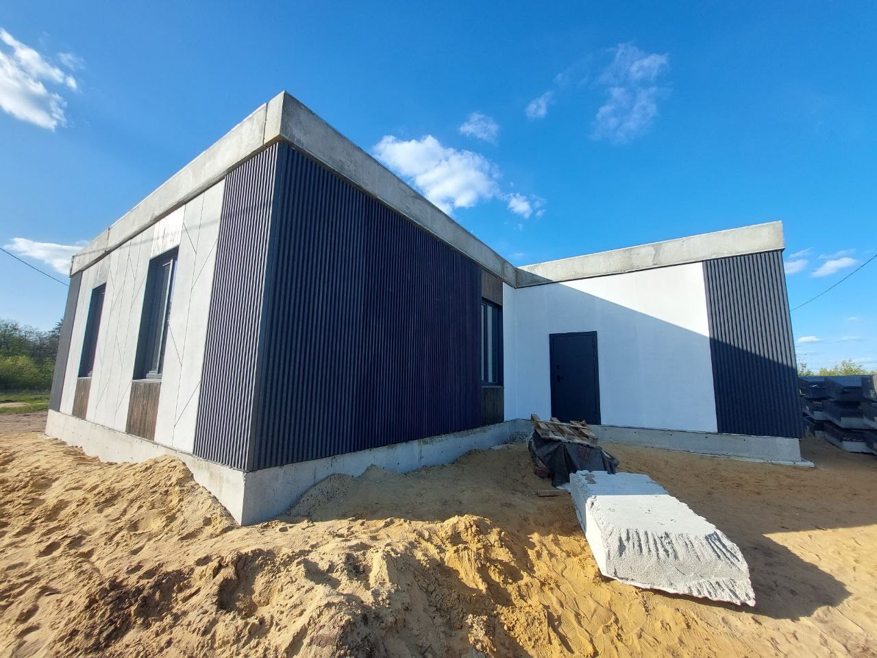 Быстровозводимые дома: Домокомплект БыстроДом 155: Воронежская область. БыстроДом — капитальный дом за 7 дней!