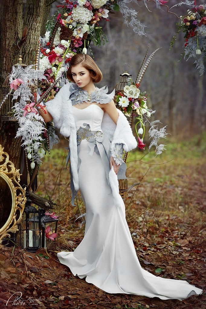 Примеры свадебных платьев. Модельер Евгений Бременев