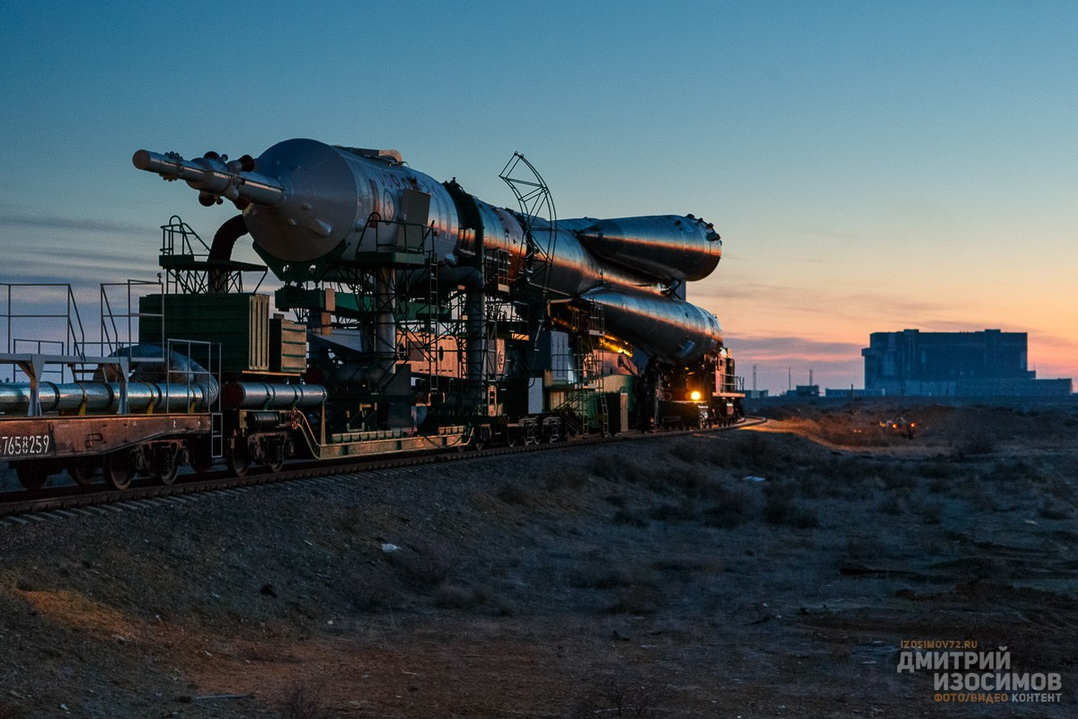 Байконур. Запуск «Союз ТМА-16М» на МКС