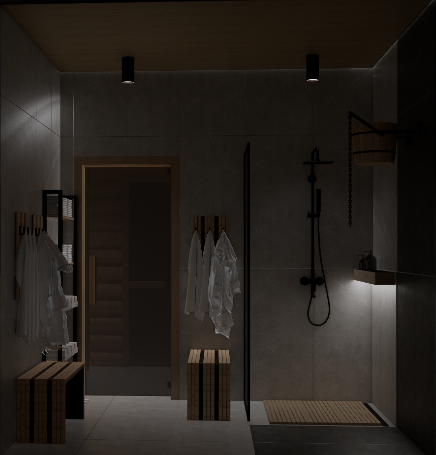 Дом-баня для сдачи в аренду 160 кв. м. Дизайнер интерьеров г. Москва Ольга Богданова