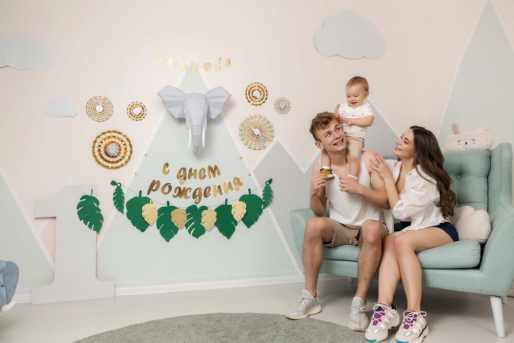 День рождения в студии. Репортажный фотограф Ольга Кочетова в Москве