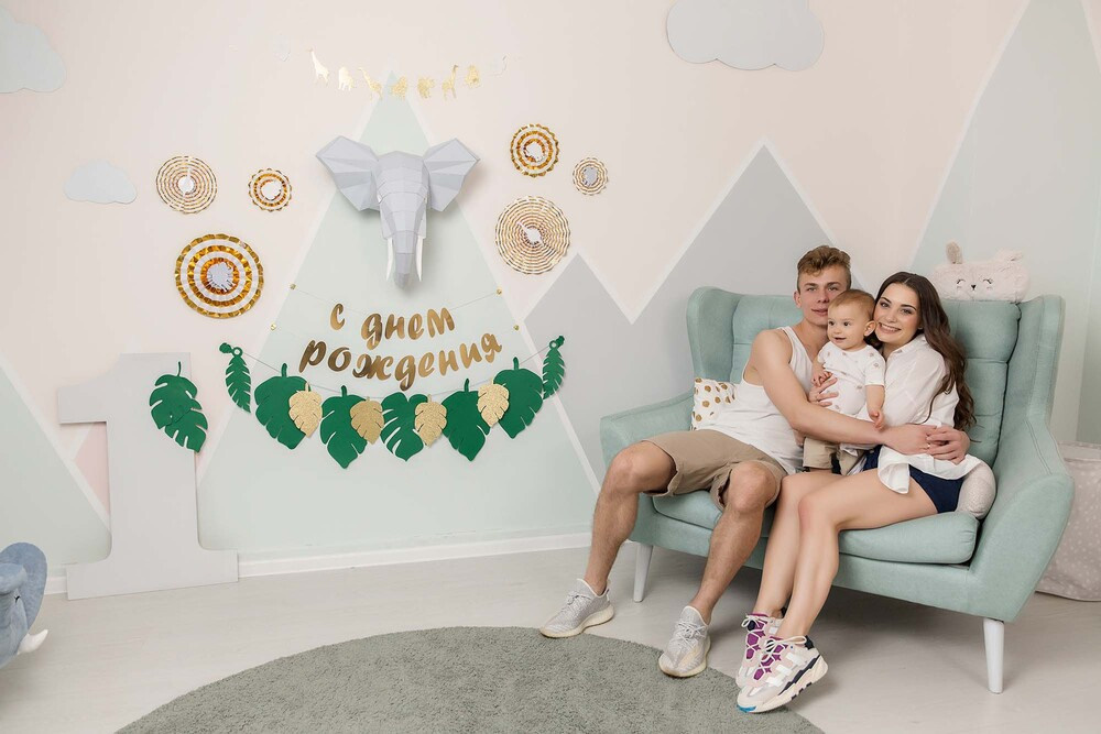 День рождения в студии. Репортажный фотограф Ольга Кочетова в Москве