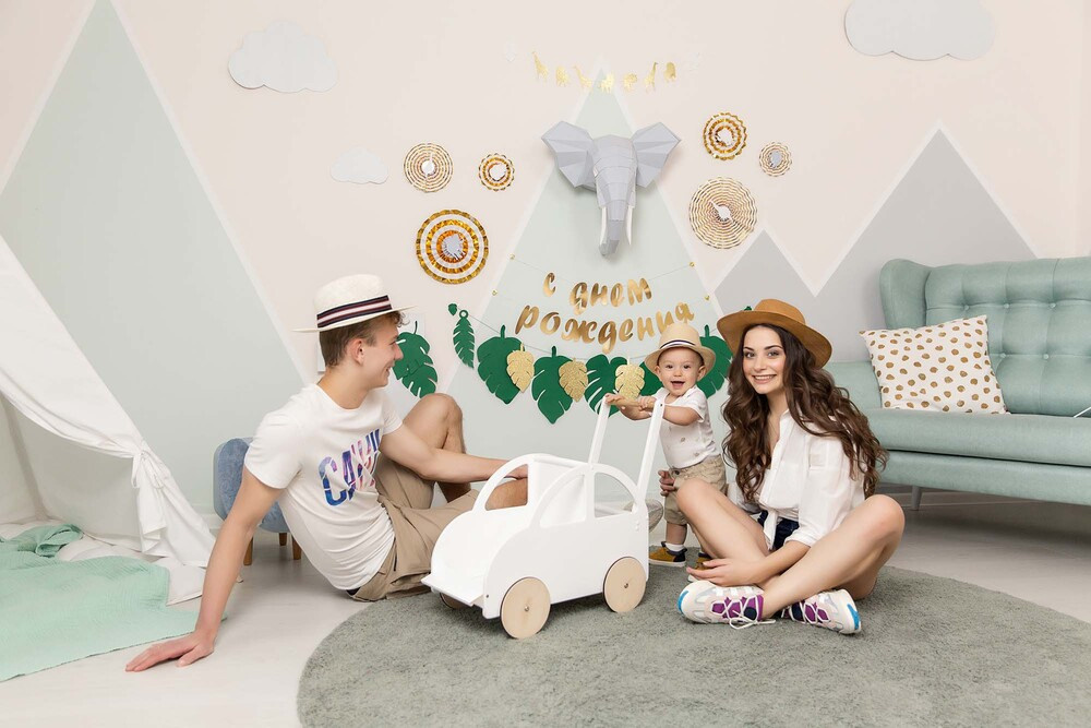 День рождения в студии. Репортажный фотограф Ольга Кочетова в Москве