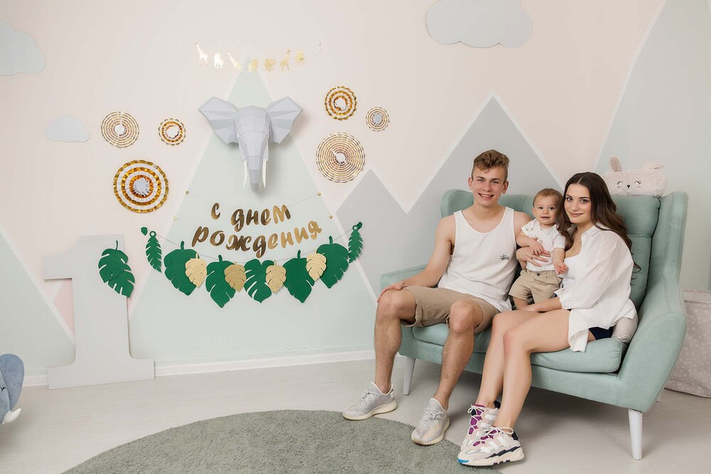 День рождения в студии. Репортажный фотограф Ольга Кочетова в Москве