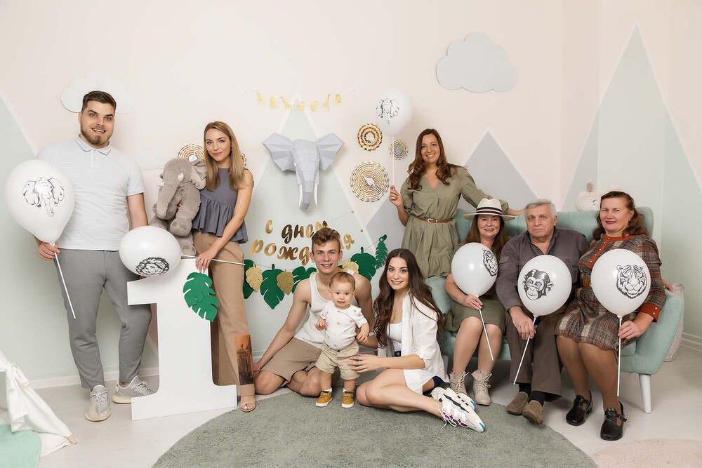 День рождения в студии. Репортажный фотограф Ольга Кочетова в Москве