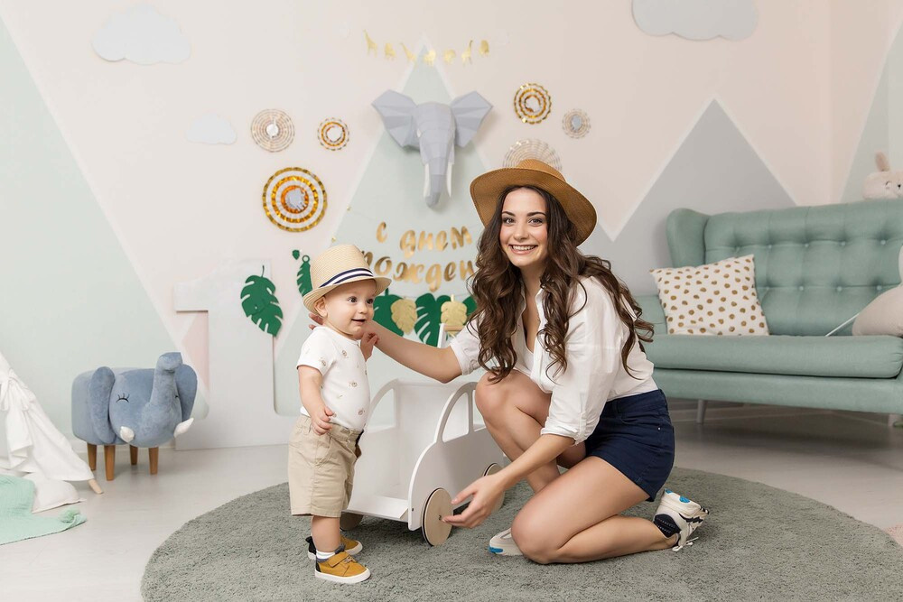 День рождения в студии. Репортажный фотограф Ольга Кочетова в Москве