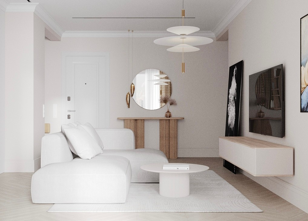 ЖК «Ильинские луга», 68 кв. м., 2022 г. Алла Дулова — предметный и интерьерный дизайнер