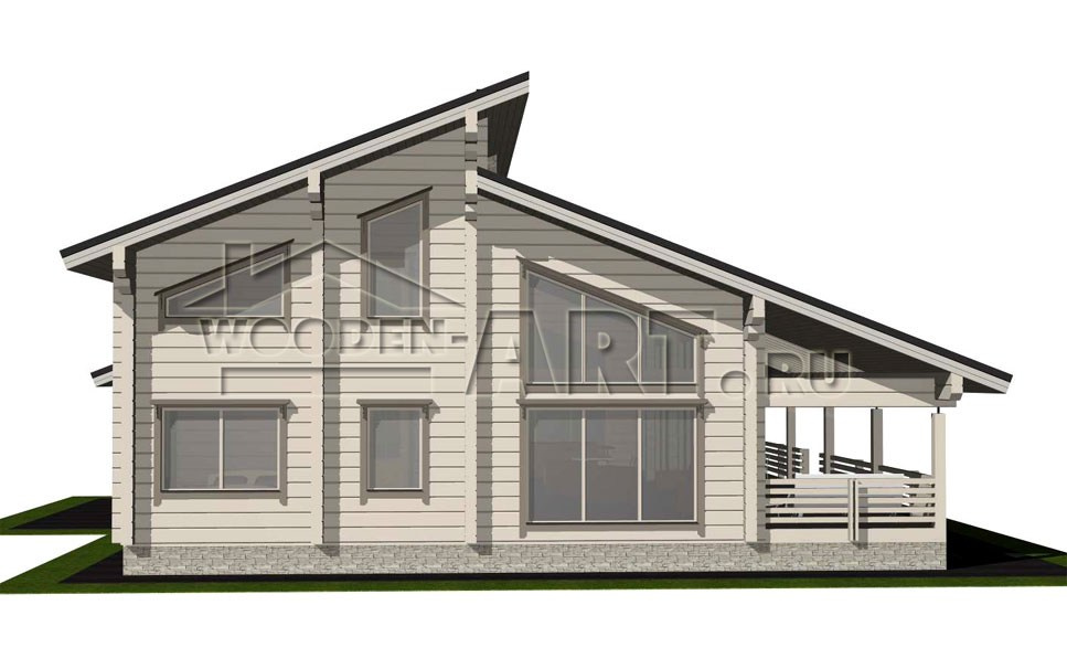 «Красково» 332 кв. м. Проекты деревянных домов