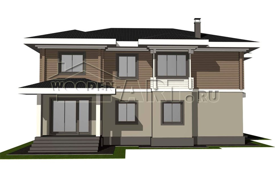 «Булгаково» 319 кв. м. Проекты деревянных домов