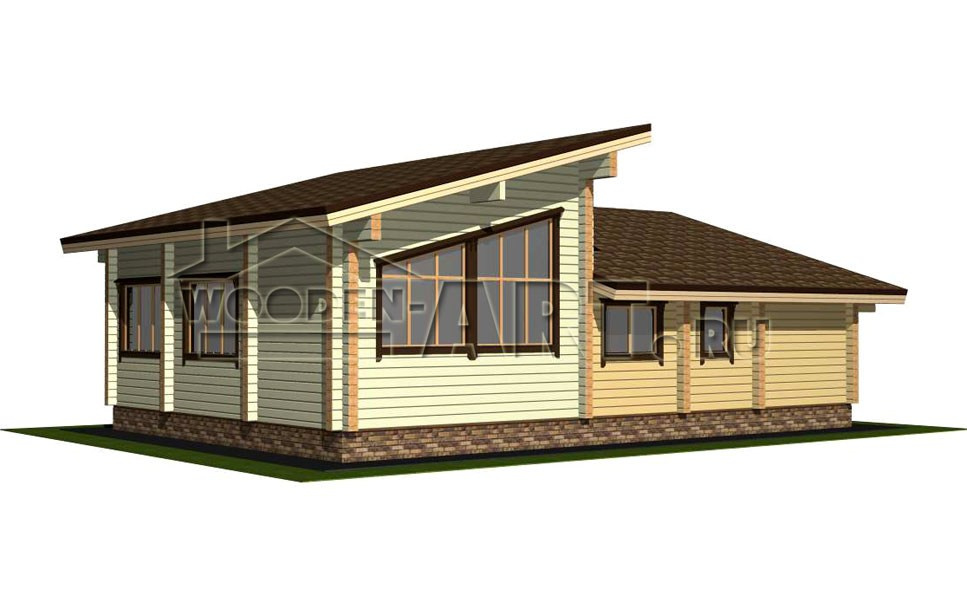 «Рассвет» 145 кв. м. Проекты деревянных домов