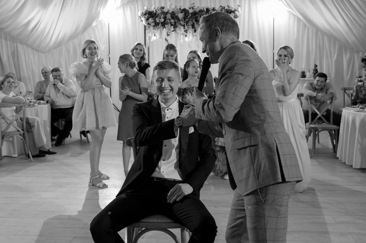 Ведущий Калашников. Подрядчики и друзья сети свадебных площадок House for wedding