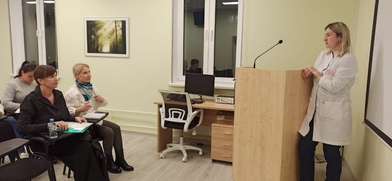 Участницы Женсовета Южный Домодедово на встрече с заведующей поликлиникой №2.