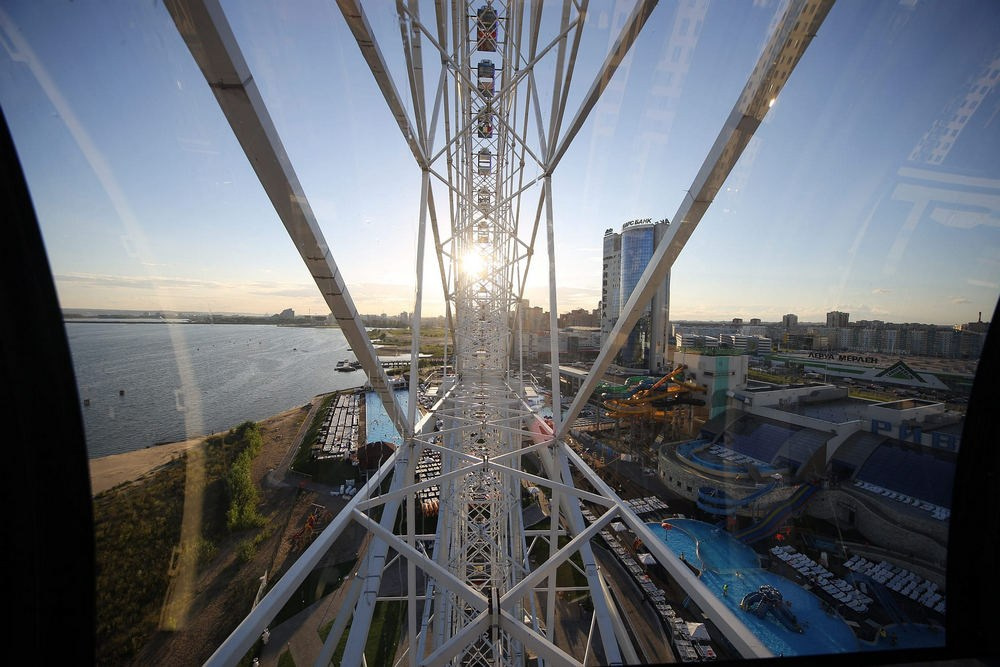 Колесо обозрения. Промышленный фотограф | Бизнес-фотосессии | Казань и РФ