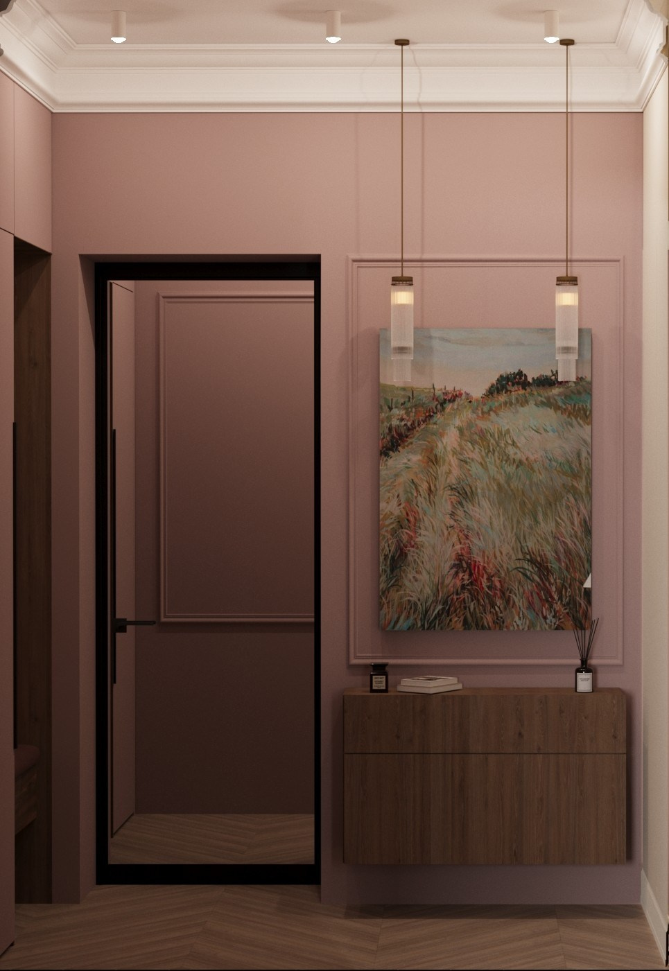 Уютная квартира для молодой девушки. Дизайн интерьера в СПб