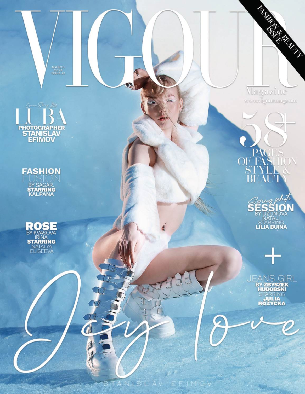 Публикации в модных журналах фотографа Ефимова Станислава. Профессиональный фотограф во Владивостоке