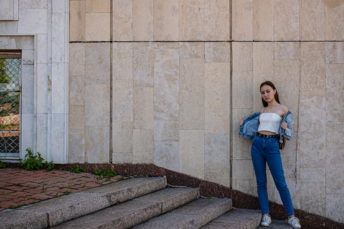 Моя первая модель Viktoriа. Фотограф в Иркутске Николай Александров