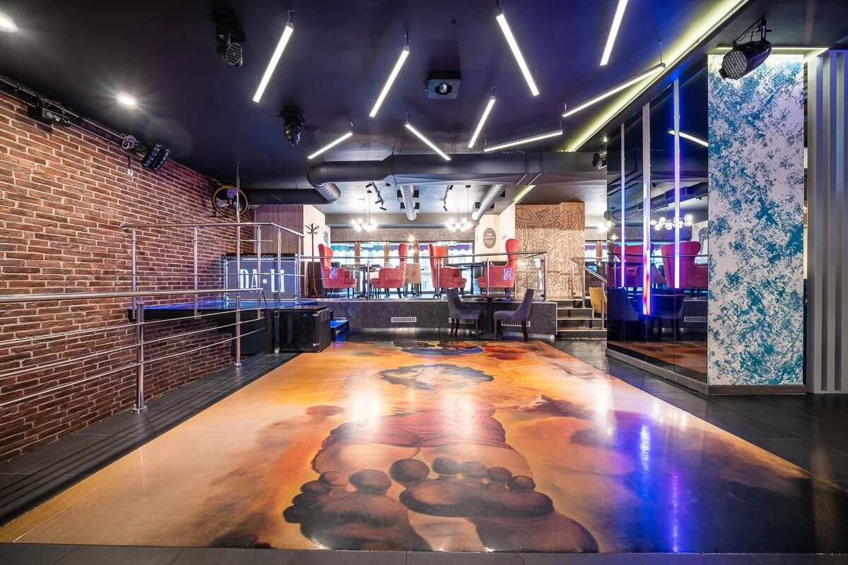 Ресторан-бар «Дали» г. Санкт-Петербург. Батракова Наталья дизайнер интерьеров Санкт-Петербург Москва Архангель