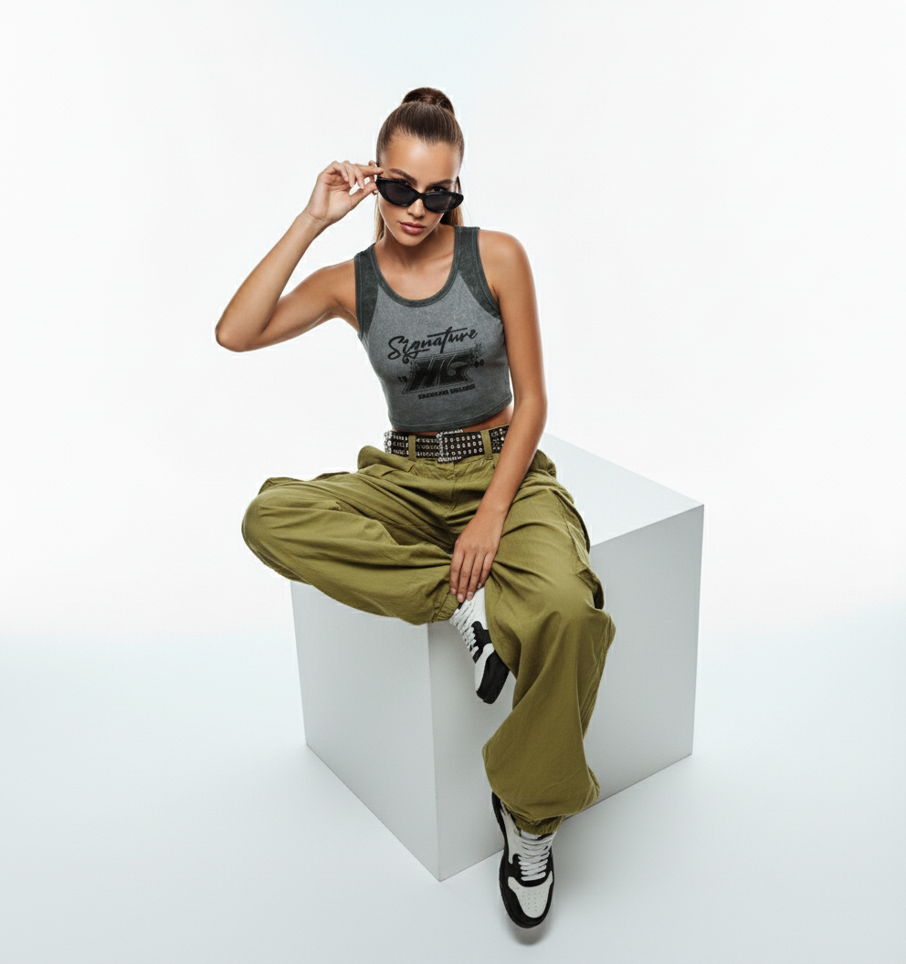 Фотосессия для бренда CainZoven | Топы. Графический дизайнер AI в Москве Валерия Кос