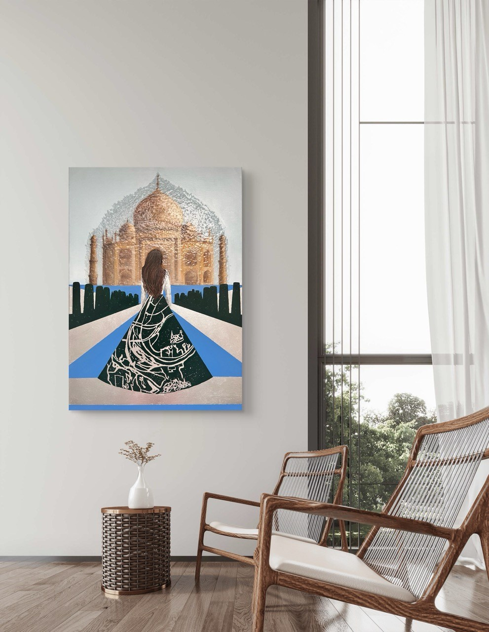 Серия «Волшебница Изумрудного Востока». Картины пейзаж