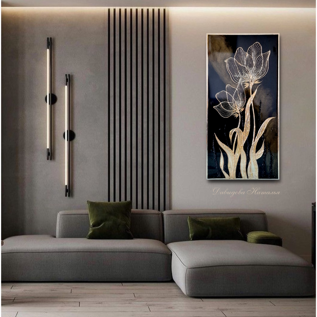 Тюльпаны. Художник