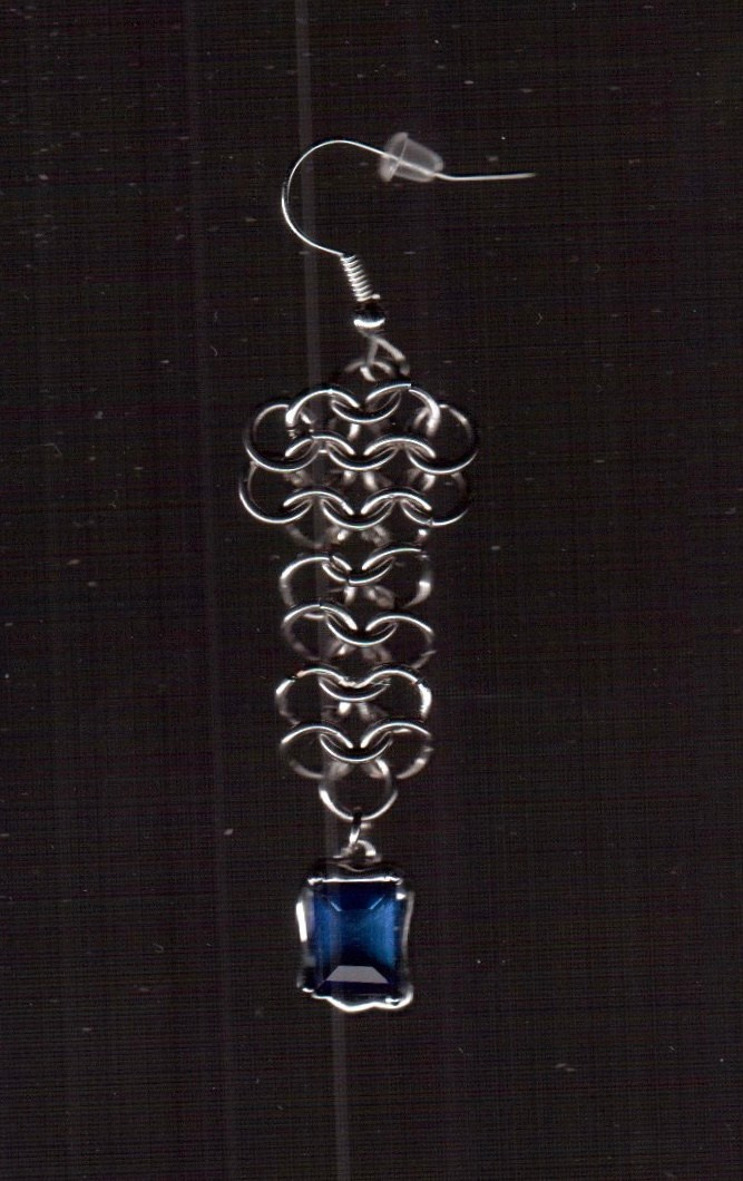 Сережки из кольчуги. Украшения из кольчуги в Москве Соня Спросонья