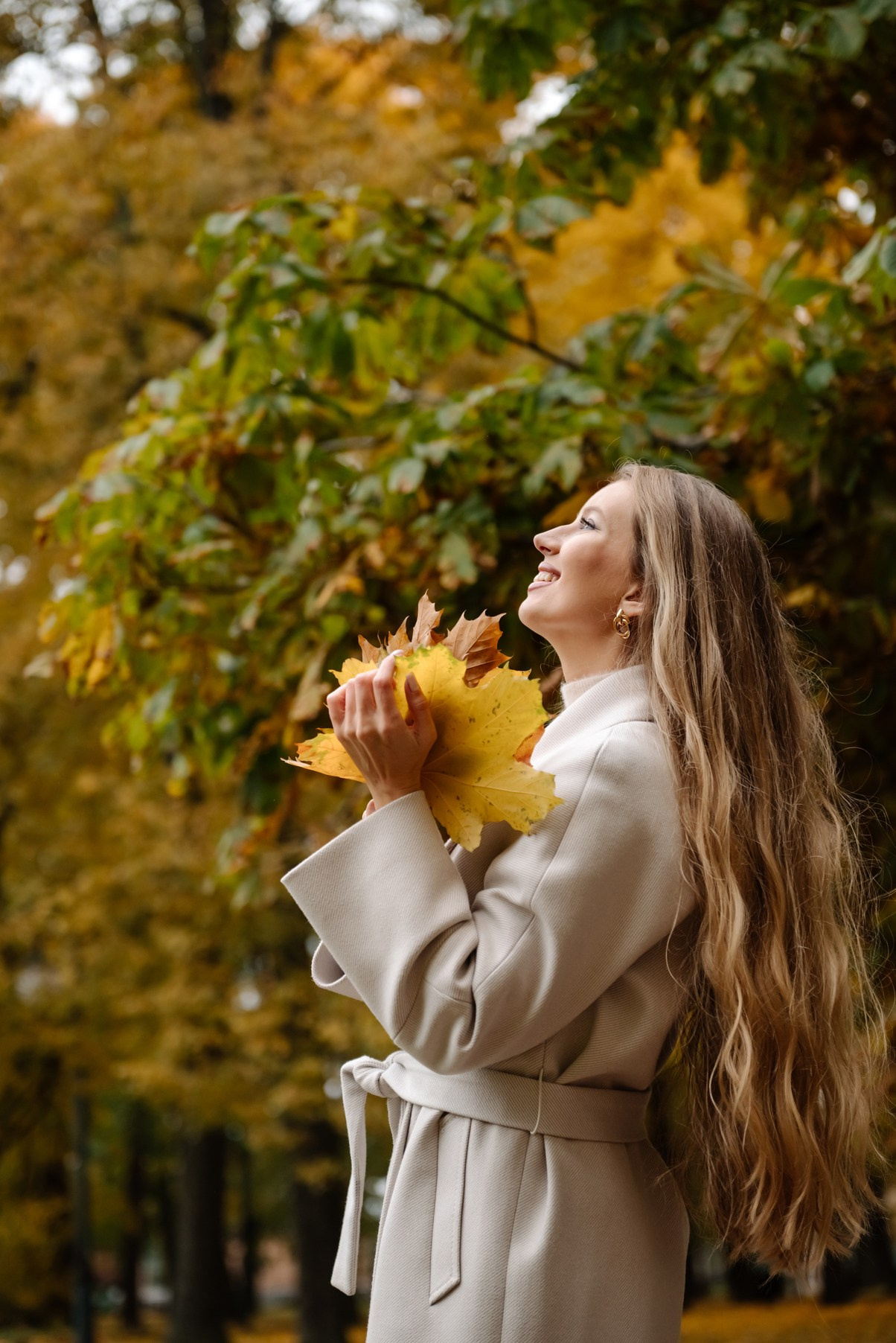 Осенняя фотосессия в Питере в Михайловском саду. Свадебный и сеейный фотограф в Санкт-Петербурге Елена Худякова
