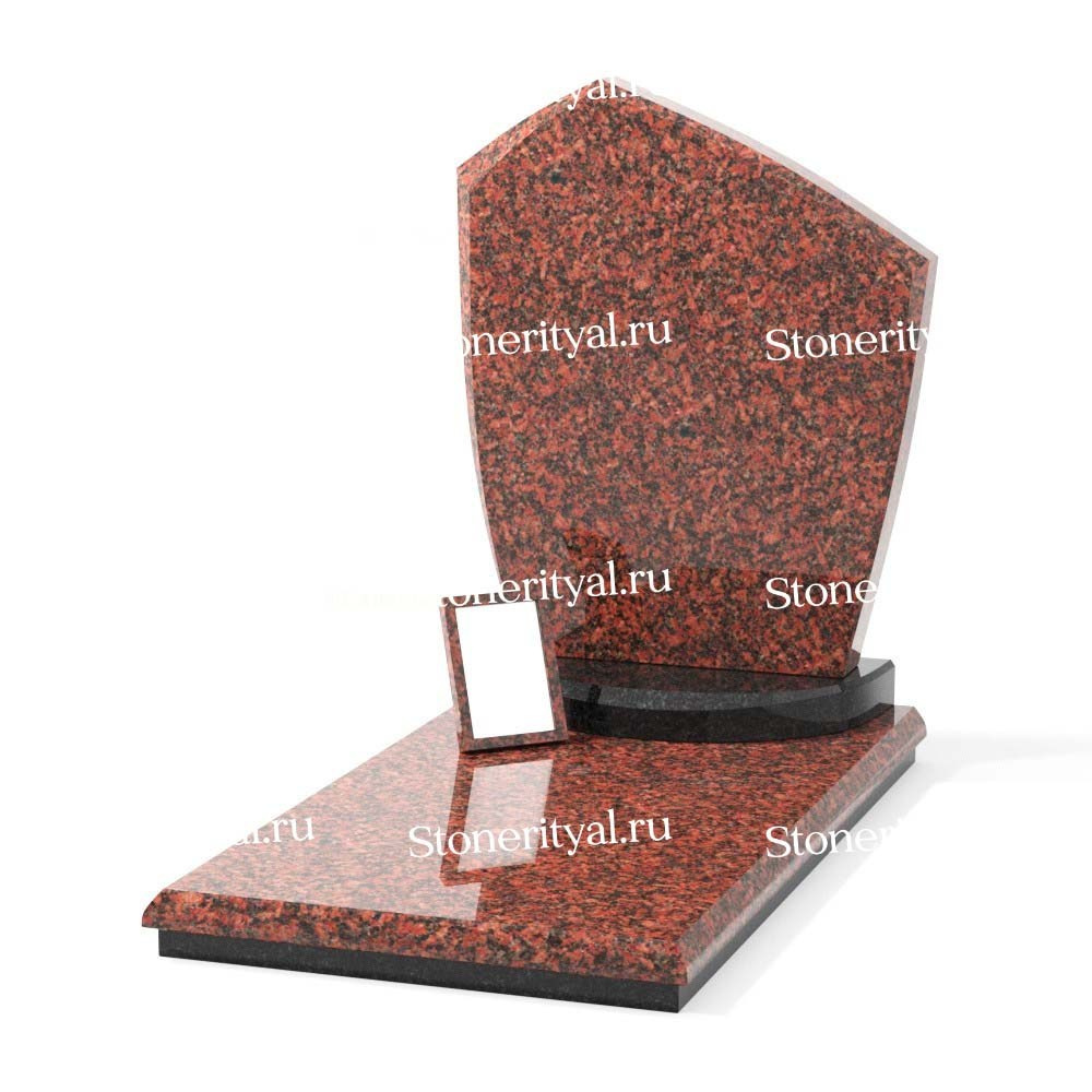 Комбинированные памятники на одного. Изготовление и установка памятников в Москве и МО