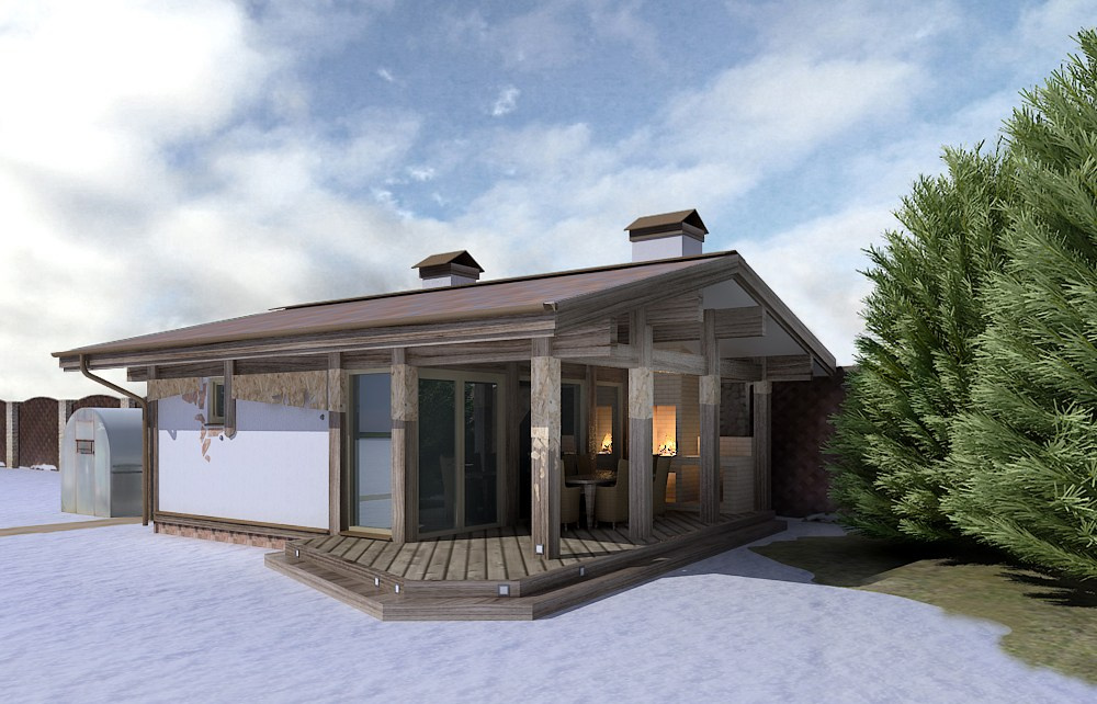 Баня в Токсово. Дизайнер в Санкт-Петербурге Дмитрий Цыбулько