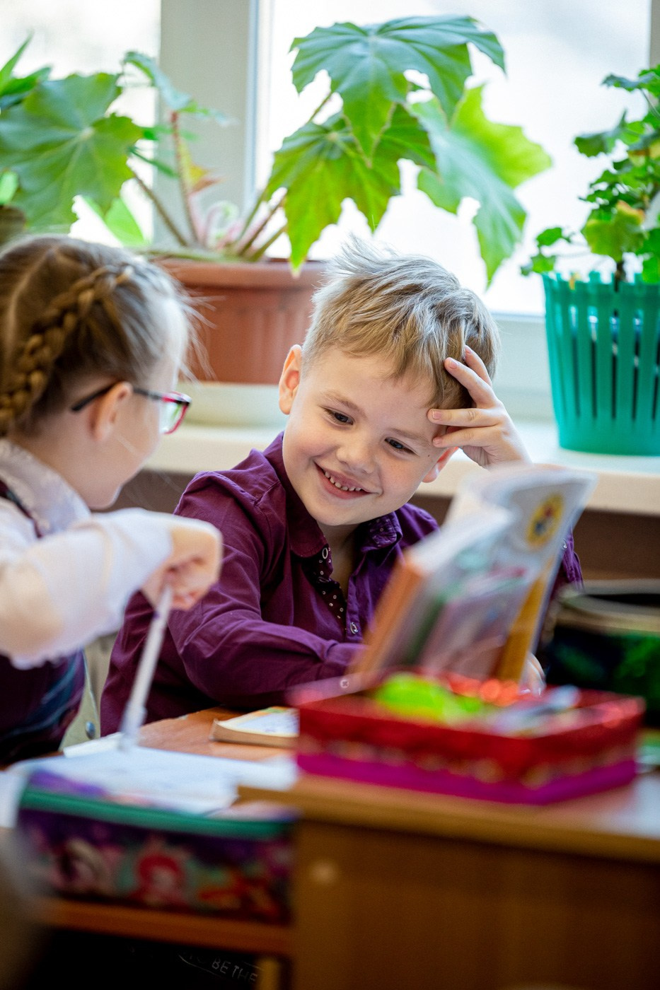 Уроки в школе. Андрей Кровлин — фотограф в Славянке