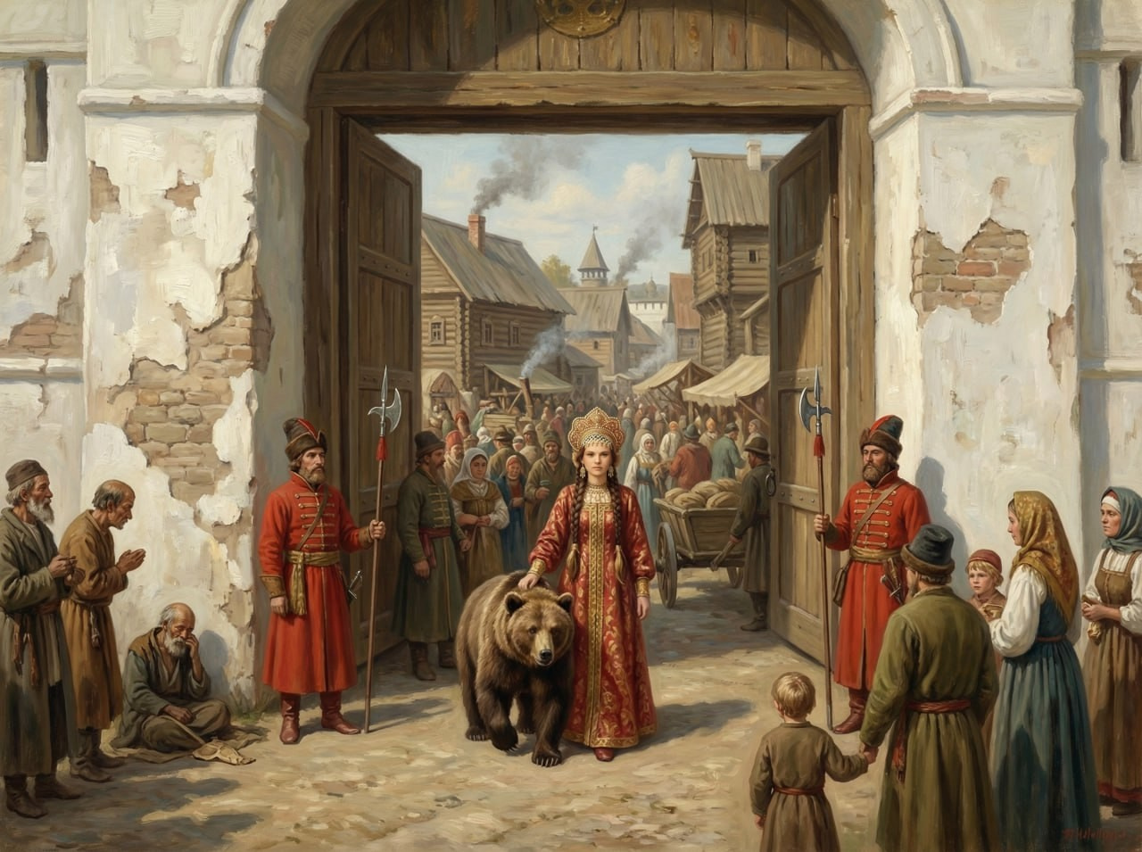 Варюша и медведь. Шаблоны и дизайны выпускных альбомов и фотокниг