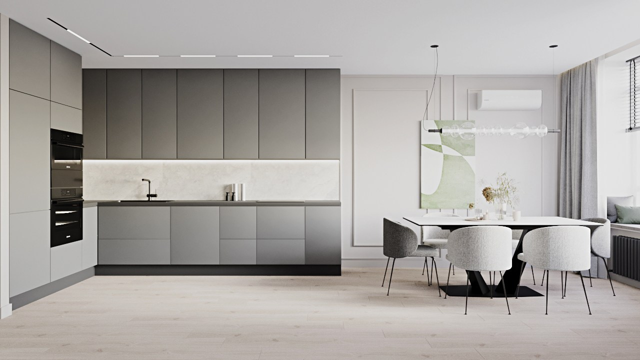 Квартира в ЖК Золотое сечение. Дизайнер интерьера Дарья Орлова